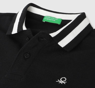 Regular Fit Collared Solid Polo T-Shirt