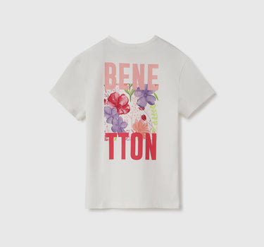 Regular Fit Round Neck Floral T-Shirt