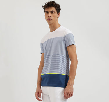 Regular Fit Crew Neck Striped T-Shirt