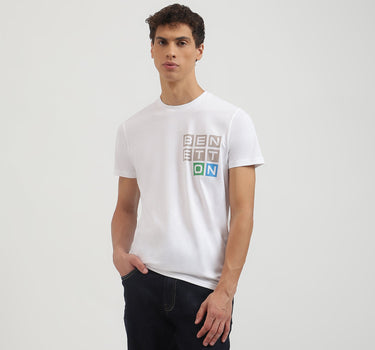 Regular Fit Crew Neck Logo Print T-Shirt