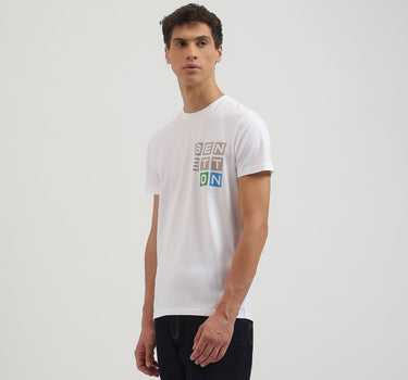 Regular Fit Crew Neck Logo Print T-Shirt