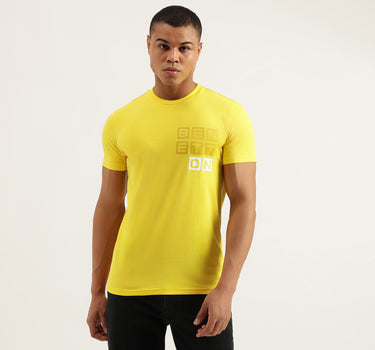 Regular Fit Crew Neck Logo Print T-Shirt