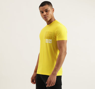 Regular Fit Crew Neck Logo Print T-Shirt