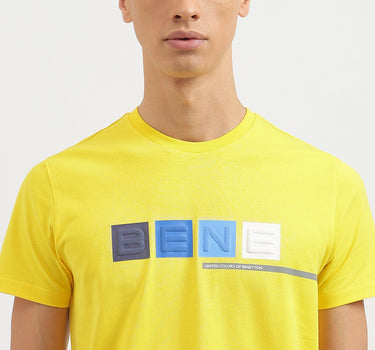 Regular Fit Crew Neck Printed T-Shirt