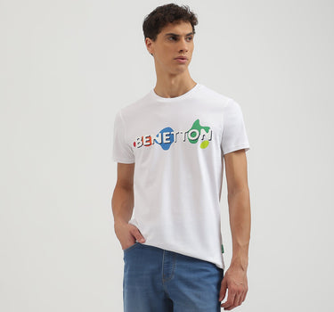 Regular Fit Crew Neck Printed T-Shirt