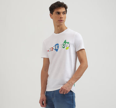 Regular Fit Crew Neck Printed T-Shirt