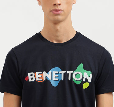 Regular Fit Crew Neck Printed T-Shirt