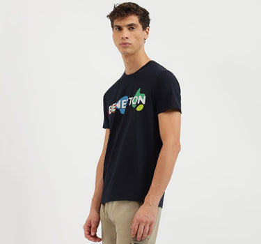 Regular Fit Crew Neck Printed T-Shirt