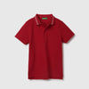 Regular Fit Collared Ribbed Polo T-Shirt