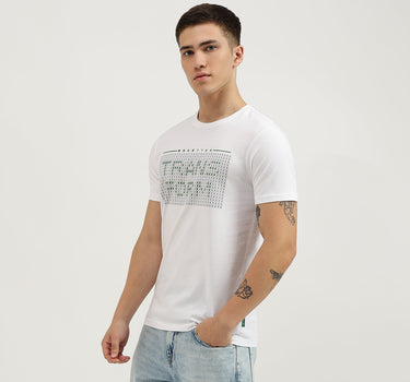 Regular Fit Crew Neck Printed T-Shirt