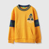 Regular Fit Round Neck Printed Sweatshirt