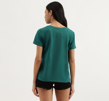 Round Neck Solid T-Shirt