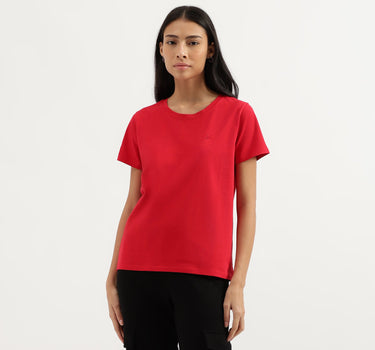 Round Neck Solid T-Shirt