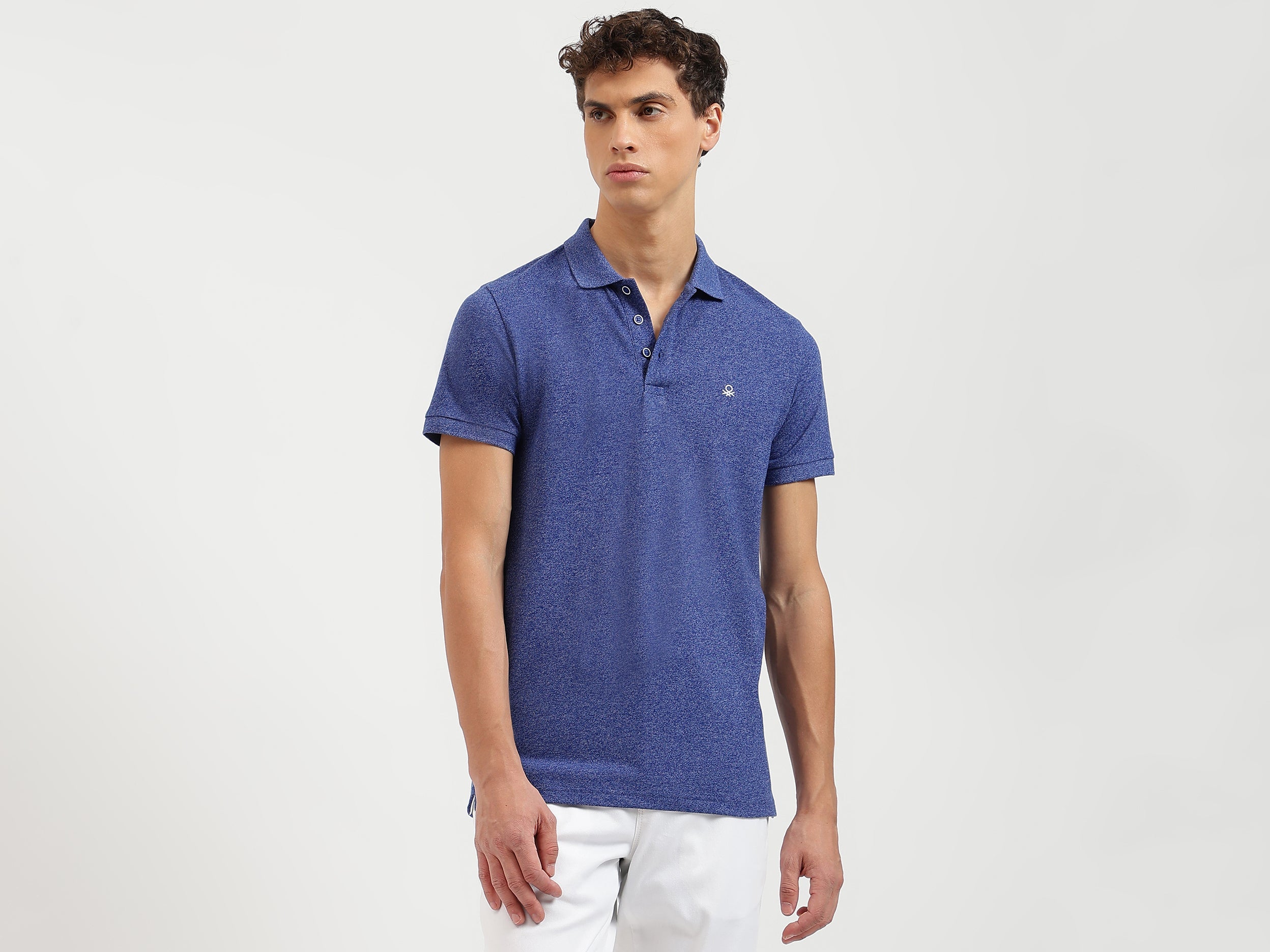 Regular Fit Collared Solid Polo T-Shirt