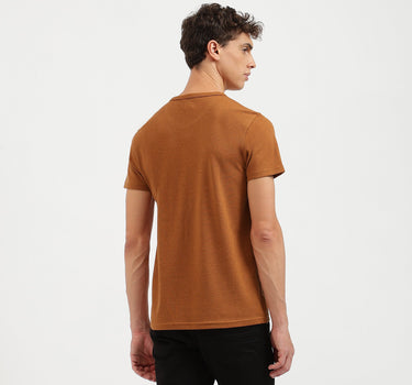 Regular Fit Crew Neck Solid T-Shirt