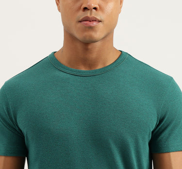 Regular Fit Crew Neck Solid T-Shirt