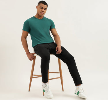 Regular Fit Crew Neck Solid T-Shirt