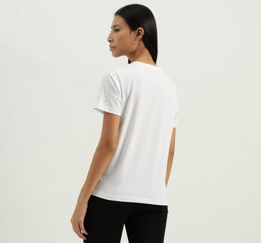 Round Neck Embellished Tshirt