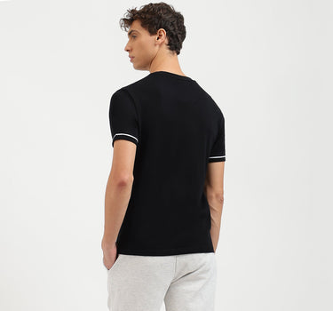 Relaxed Fit Round Neck Solid Tshirt