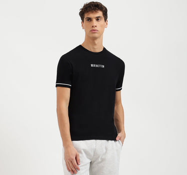 Relaxed Fit Round Neck Solid Tshirt