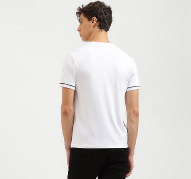 Relaxed Fit Round Neck Solid Tshirt