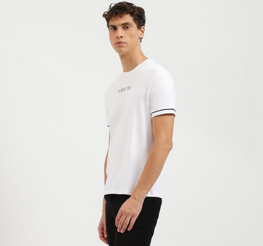 Relaxed Fit Round Neck Solid Tshirt