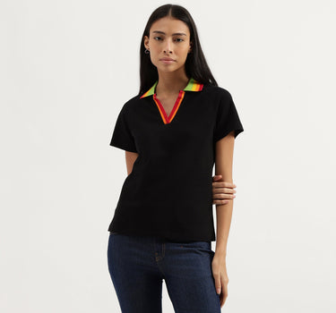 Johny Collar Solid Tshirt