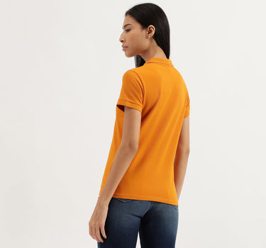 Polo Neck Solid Tshirt