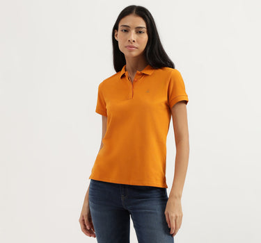 Polo Neck Solid Tshirt