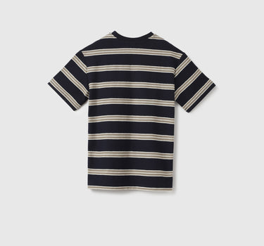 Relaxed Fit Crew Neck Striped T-Shirt