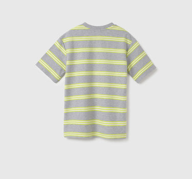 Relaxed Fit Crew Neck Striped T-Shirt