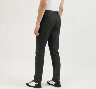 Checkered Relaxed Fit Trousers