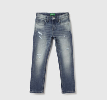 Solid Slim Fit Jeans