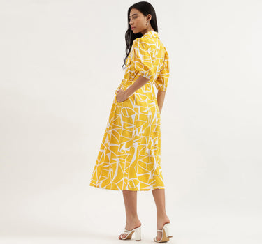 Collared Printed Dresses