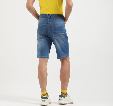 Solid Slim Fit Shorts