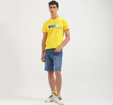 Solid Slim Fit Shorts