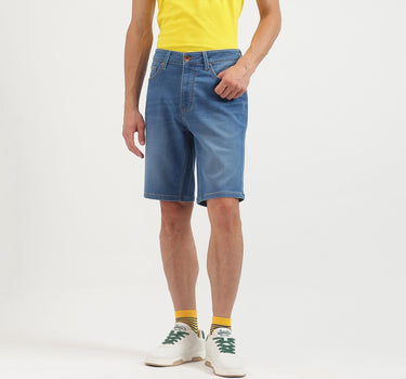 Solid Slim Fit Shorts