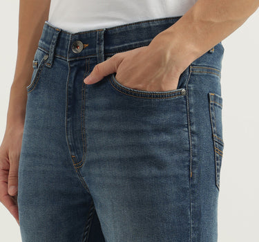 Solid Low Crotch Fit Jeans