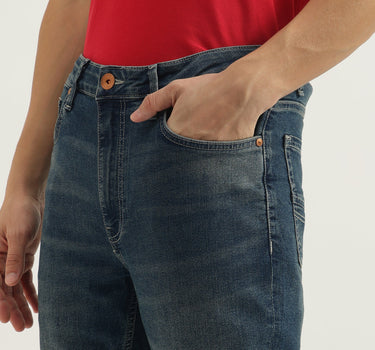 Solid Low Crotch Fit Jeans