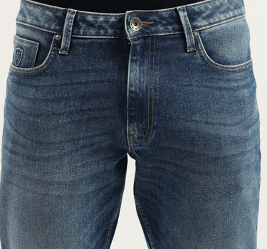 Solid Tapered Fit Jeans