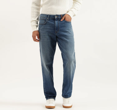 Solid Relaxed Fit Jeans