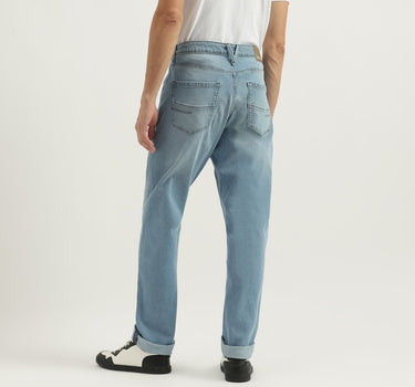 Solid Relaxed Fit Jeans