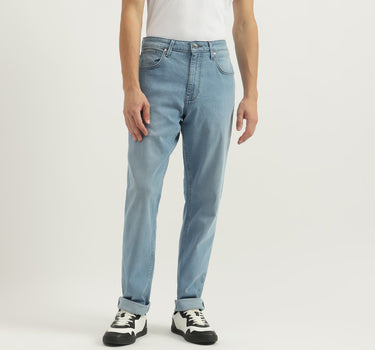 Solid Relaxed Fit Jeans