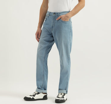 Solid Relaxed Fit Jeans