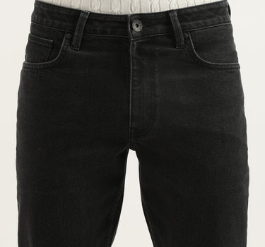 Solid Tapered Fit Jeans