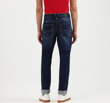 Solid Tapered Fit Jeans