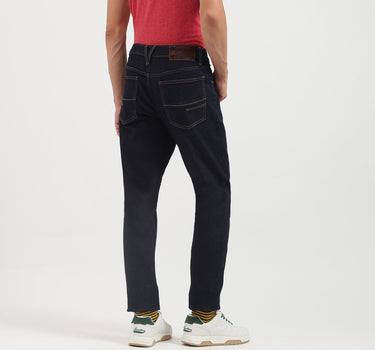 Solid Tapered Fit Jeans