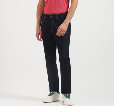 Solid Tapered Fit Jeans