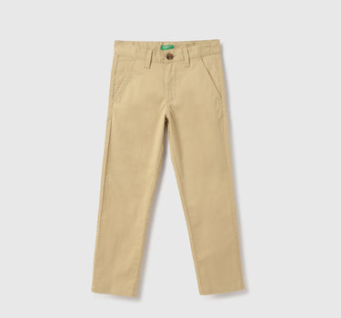 Solid Regular Fit Trousers