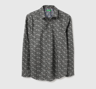 Slim Fit Spread Collar Printed Shirts